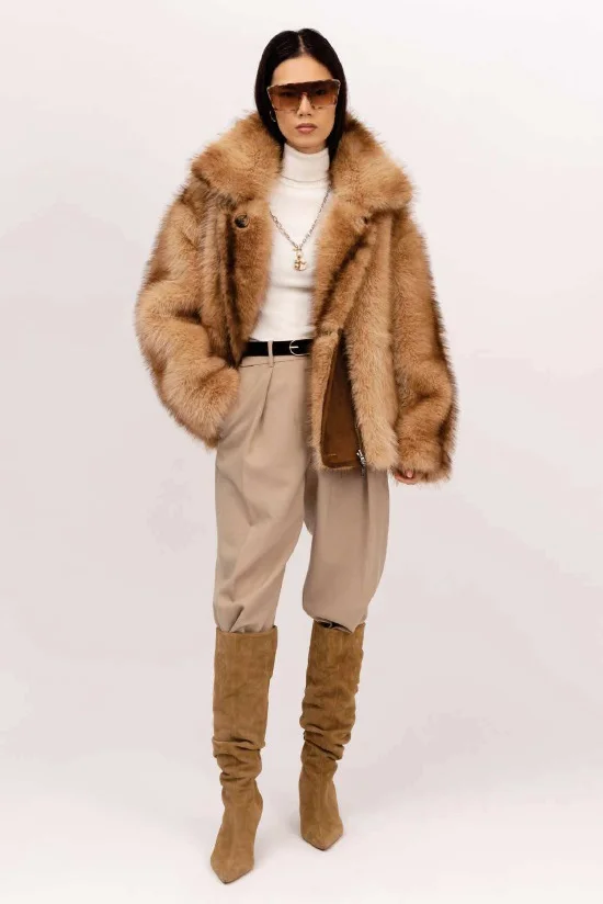 CHAQUETA CHINCHILLA REVERSIBLE - URBANCODE